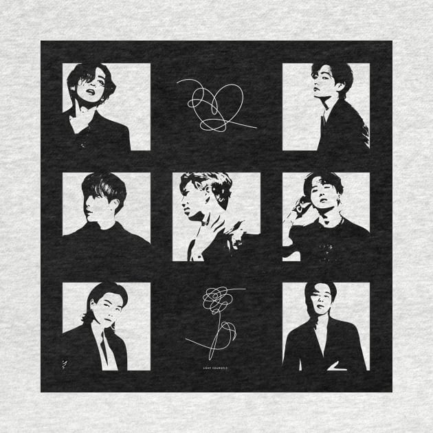 BTS OT7 love yourself by PENGUINO'S